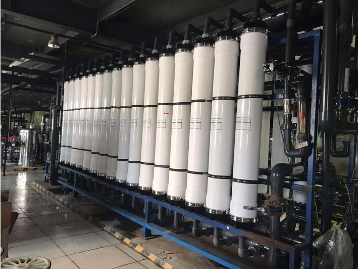 蕪湖某光電廠2400T/D切割廢水處理超濾系統二期